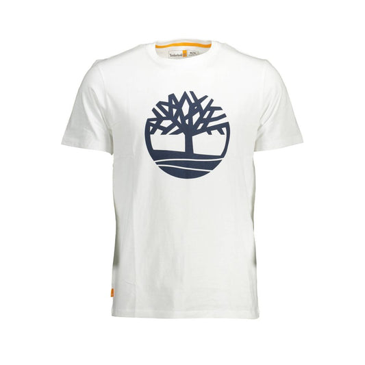 Timberland White Cotton T-Shirt