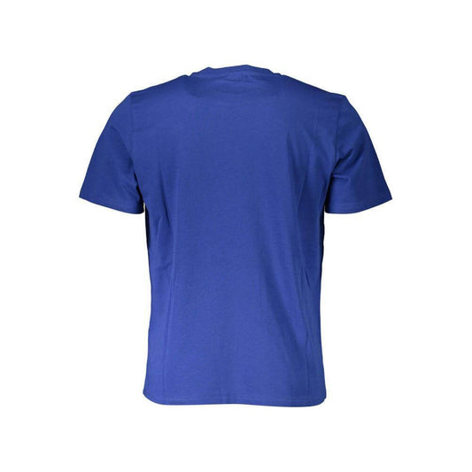 North Sails Blue Cotton Men T-Shirt
