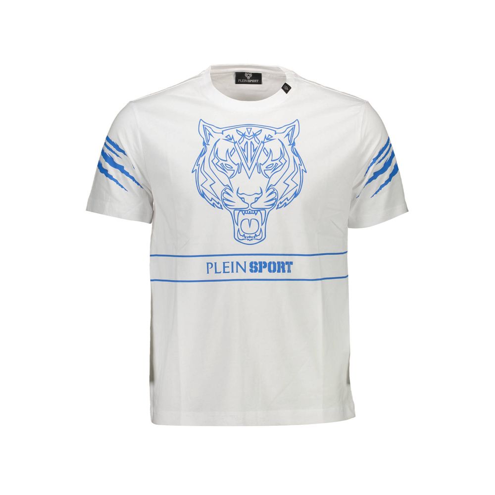 Plein Sport White Cotton T-Shirt