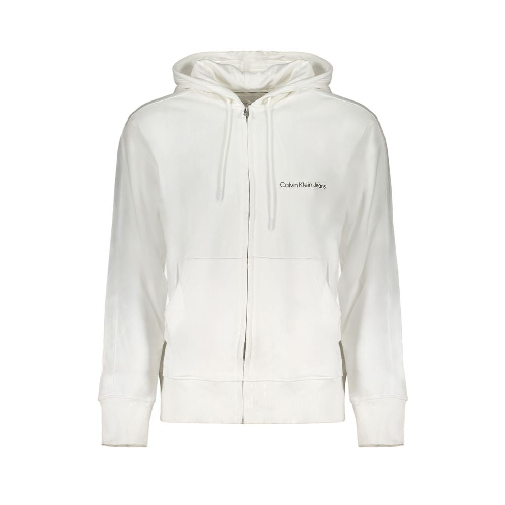 Calvin Klein White Cotton Sweatshirt