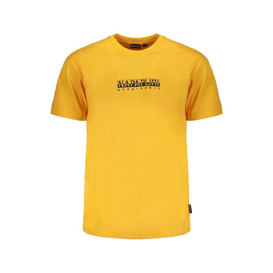 Napapijri Orange Cotton T-Shirt NA-29530-XXL