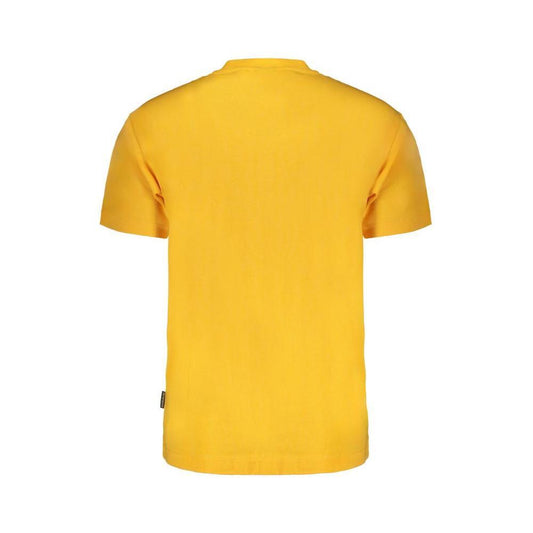 Napapijri Orange Cotton T-Shirt NA-29530-XXL