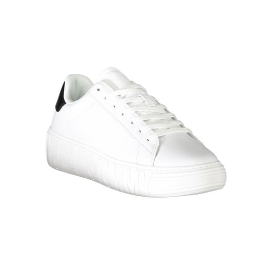 Tommy Hilfiger White Leather Men Sneaker TO-31963-EU43/US10