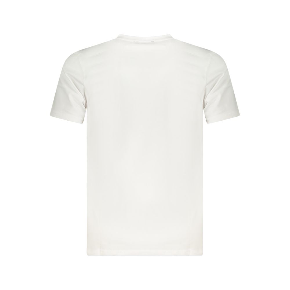 Cavalli Class White Cotton Men T-Shirt
