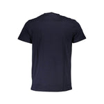 Cavalli Class Blue Cotton Men T-Shirt CA-37297-M