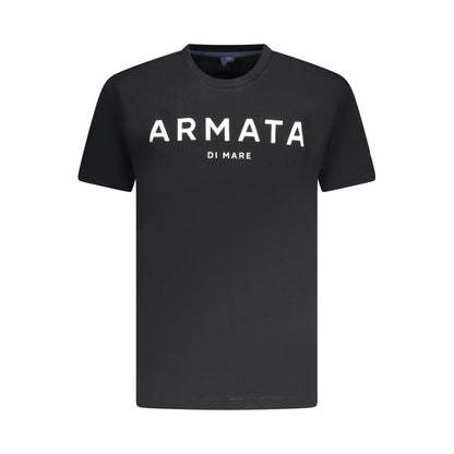 Armata Di Mare Black Cotton T-Shirt
