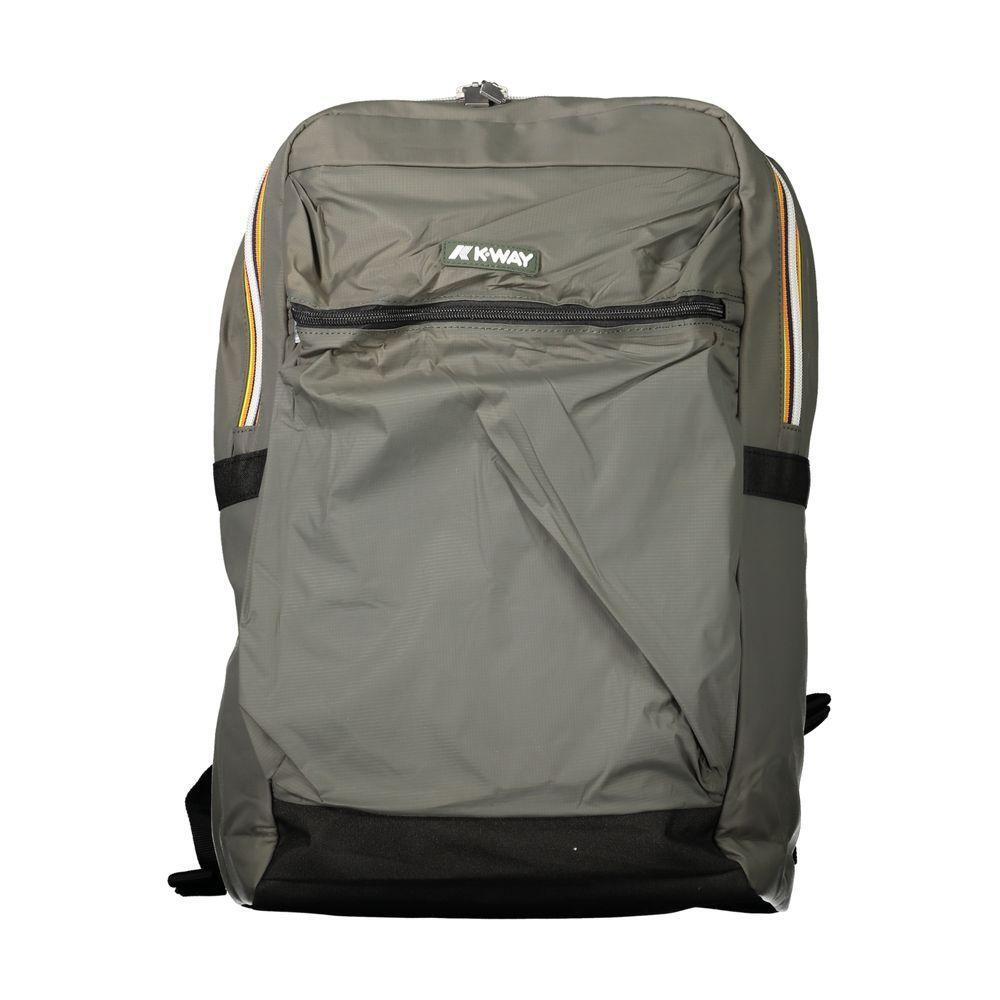 Front view with bag zipped and handles upright.