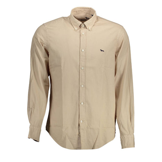 Harmont & Blaine Beige Cotton Shirt