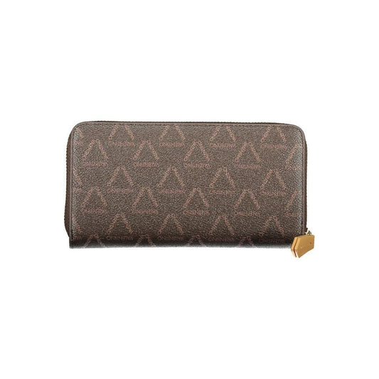 Mario Valentino Brown Polyethylene Women Wallet