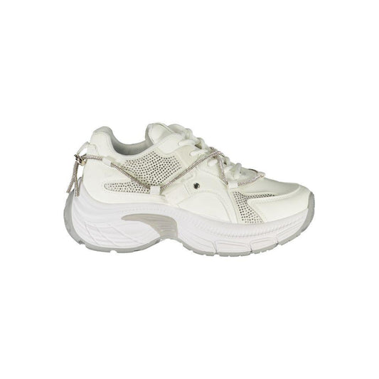 Laura Biagiotti White Polyester Women Sneaker LA-36488-EU38/US8