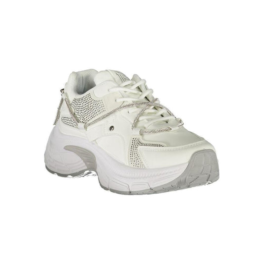 Laura Biagiotti White Polyester Women Sneaker LA-36488-EU38/US8