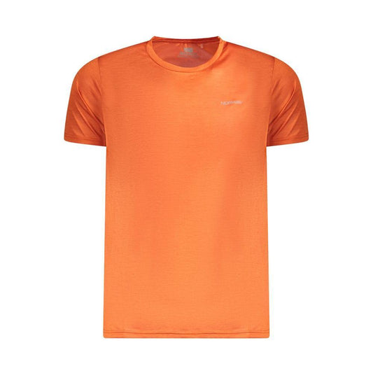 Norway 1963 Orange Polyester Men T-Shirt NO-35435-S