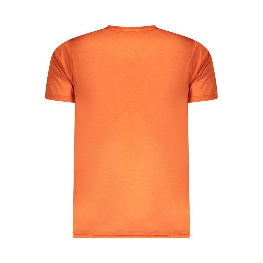Norway 1963 Orange Polyester Men T-Shirt NO-35435-S