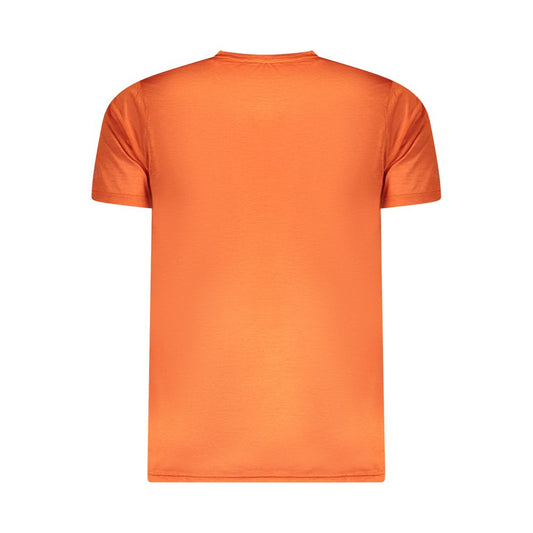 Norway 1963 Orange Polyester Men T-Shirt NO-35435-S