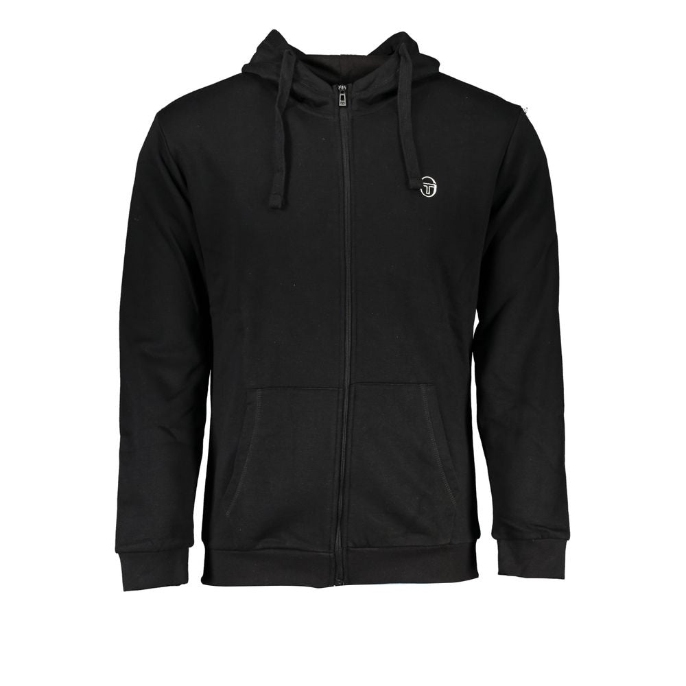 Sergio Tacchini Black Cotton Sweatshirt