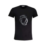Trussardi Black Cotton T-Shirt TR-30148-M