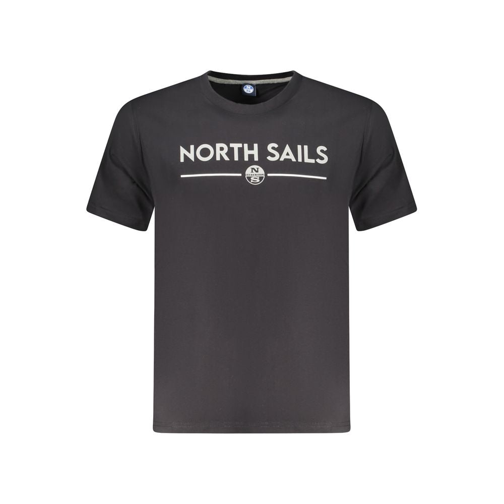 North Sails Black Cotton T-Shirt