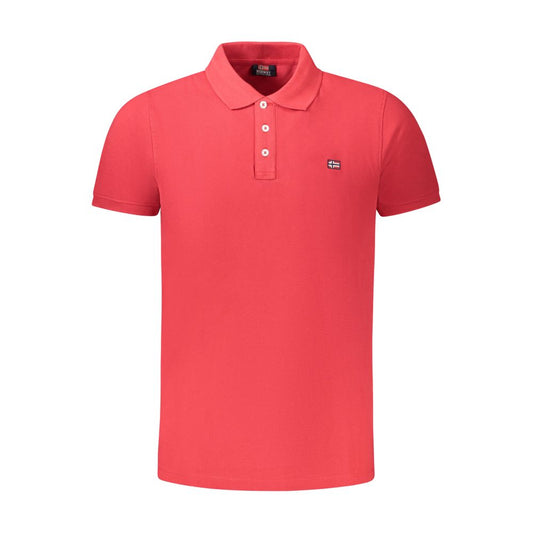 Norway 1963 Red Cotton Polo Shirt NO-35486-XXL