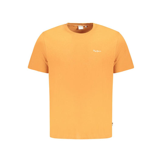 Pepe Jeans Orange Cotton T-Shirt PE-35605-S
