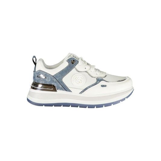 Laura Biagiotti White Polyester Women Sneaker LA-36474-EU38/US8