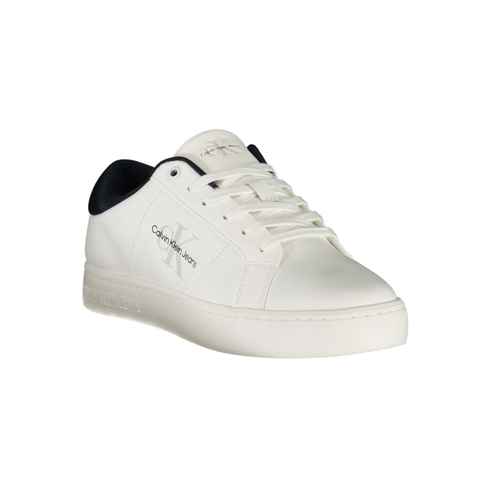 Calvin Klein White Leather Men Sneaker