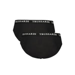 Trussardi Black Cotton Men Underwear Pack TR-36726-M