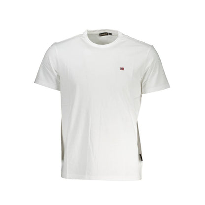 Napapijri White Cotton T-Shirt