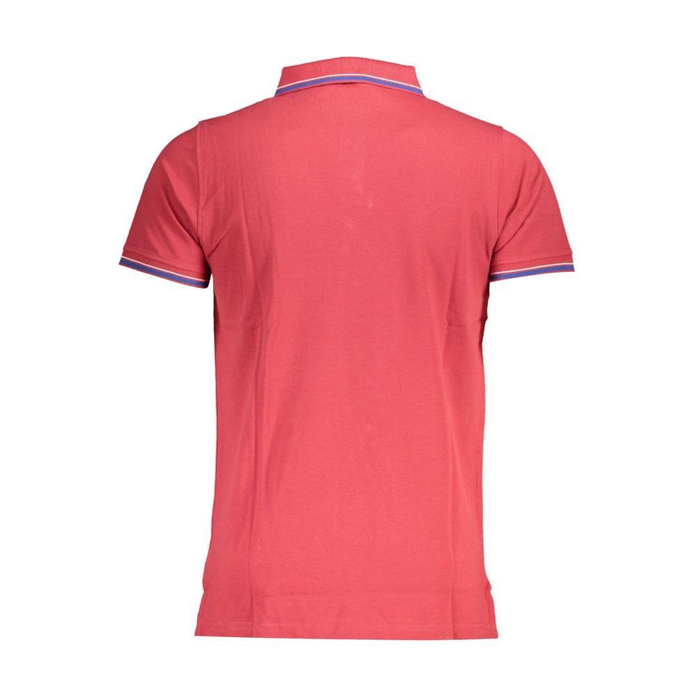 Norway 1963 Red Cotton Men Polo Shirt NO-37613-M