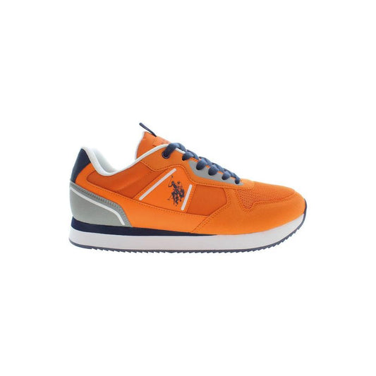 U.S. POLO ASSN. Orange Polyester Men Sneaker US-37647-EU43/US10