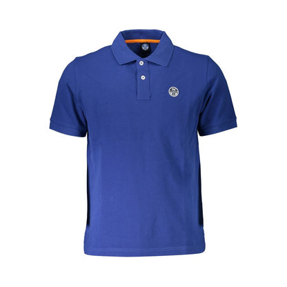 North Sails Blue Cotton Polo Shirt
