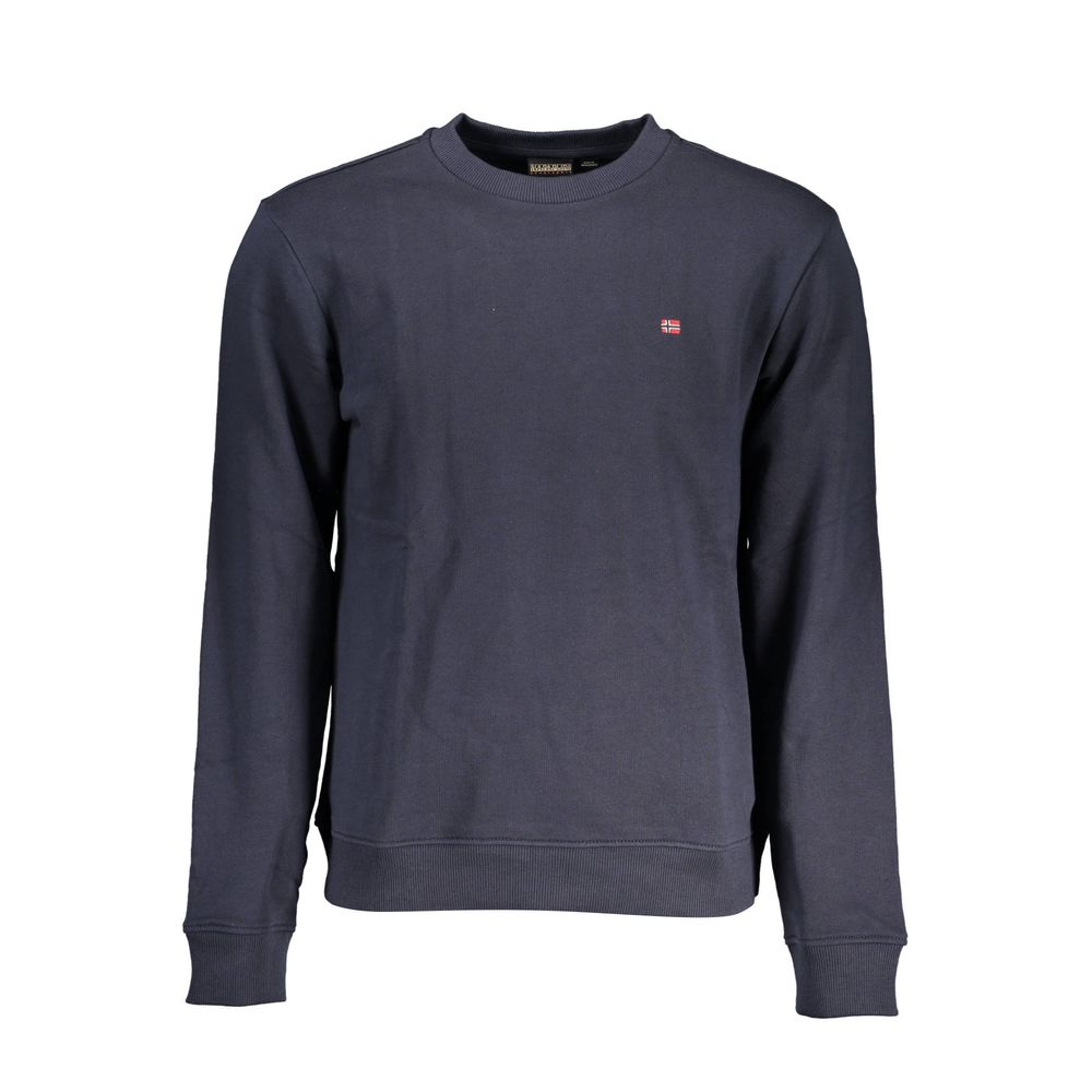 Napapijri Blue Cotton Sweatshirt