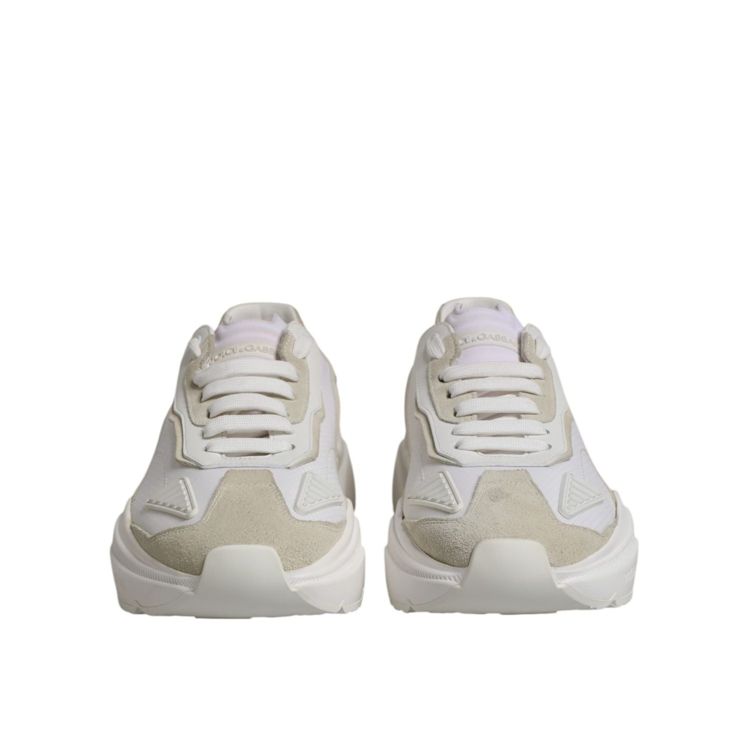 Dolce & Gabbana White Low Top Daymaster Men Sneakers  Shoes