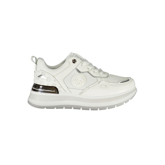 Laura Biagiotti White Polyester Women Sneaker LA-36507-EU39/US9