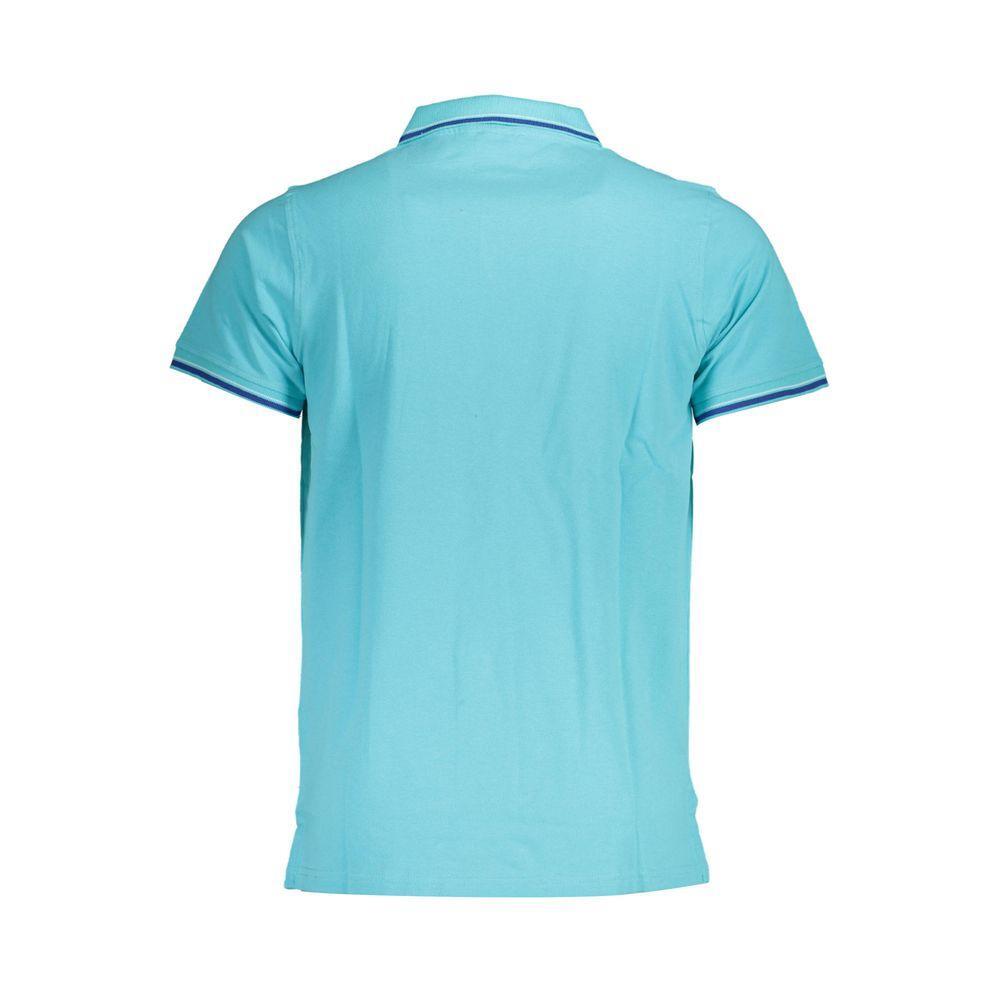 Norway 1963 Blue Cotton Men Polo Shirt NO-37405-M