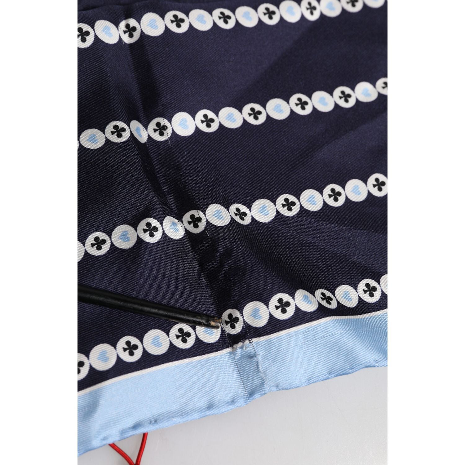 Dolce & Gabbana Blue Printed Silk Square Men Foulard Scarf