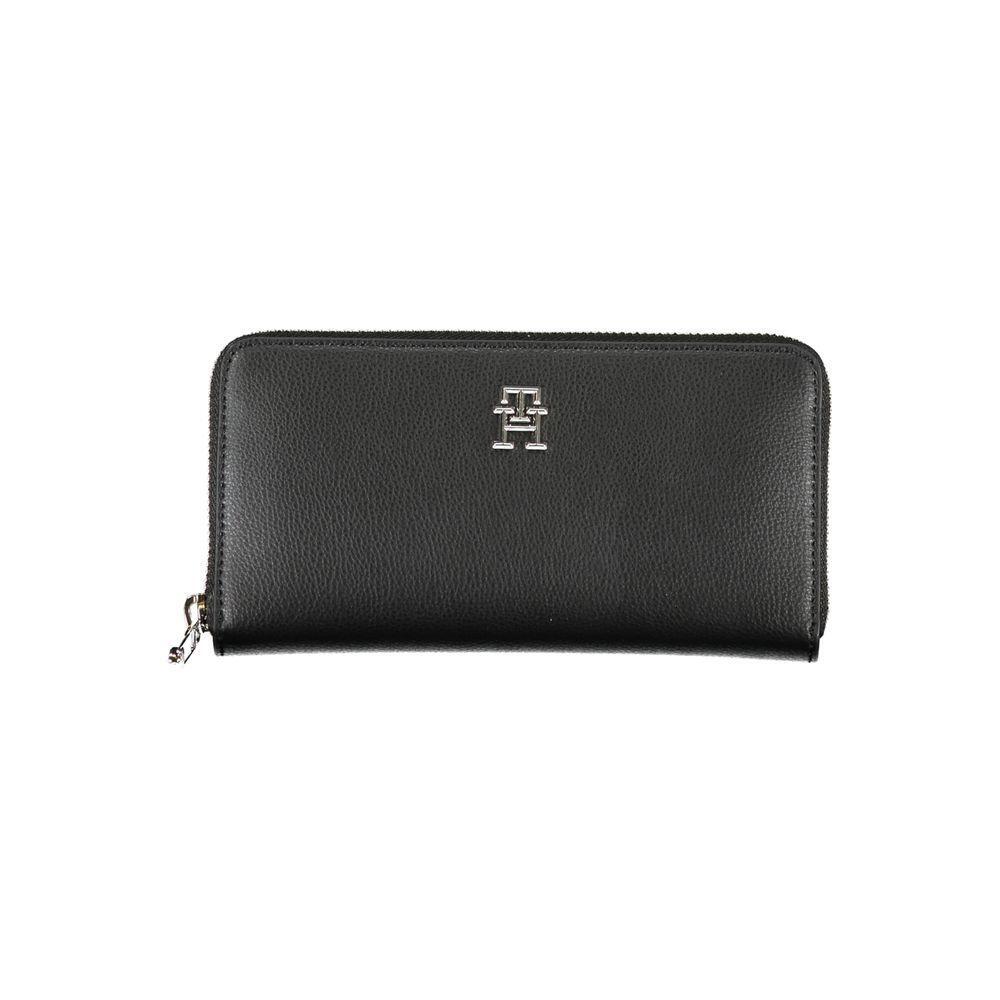 Tommy Hilfiger Black Polyester Wallet TO-27152