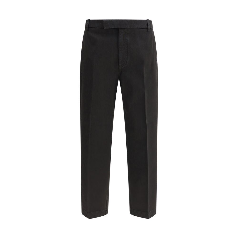 Thom Browne Black Cotton Dress Pants