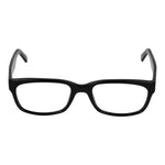 Andy Wolf Black Unisex Glasses Frame, full-rim rectangle style, acetate material, with demo lenses, size 53-18-145.