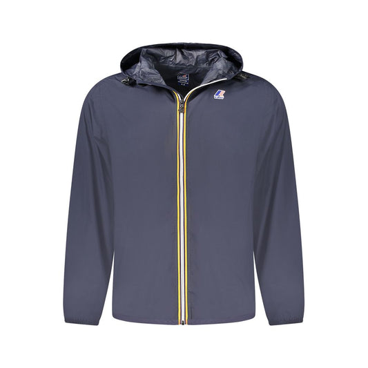K-WAY Blue Polyamide Men Jacket
