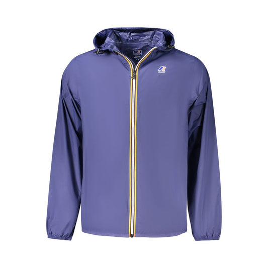 K-WAY Blue Polyamide Men Jacket