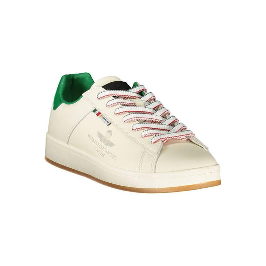 Esercito 1659 White Leather Men Sneaker ES-38857-EU46