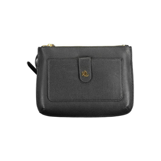 Ralph Lauren Black Leather Handbag