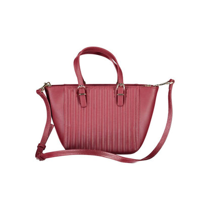 Tommy Hilfiger Red Polyurethane Women Handbag