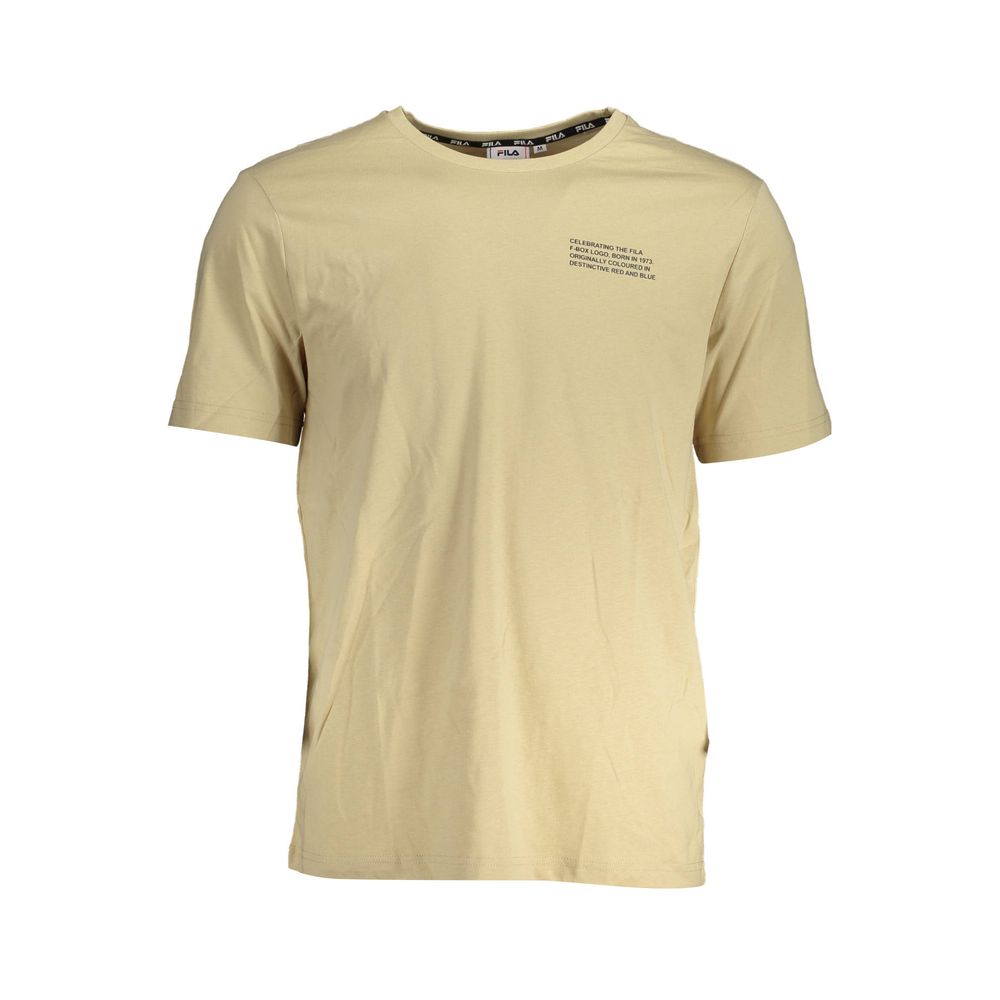 Fila Beige Cotton T-Shirt