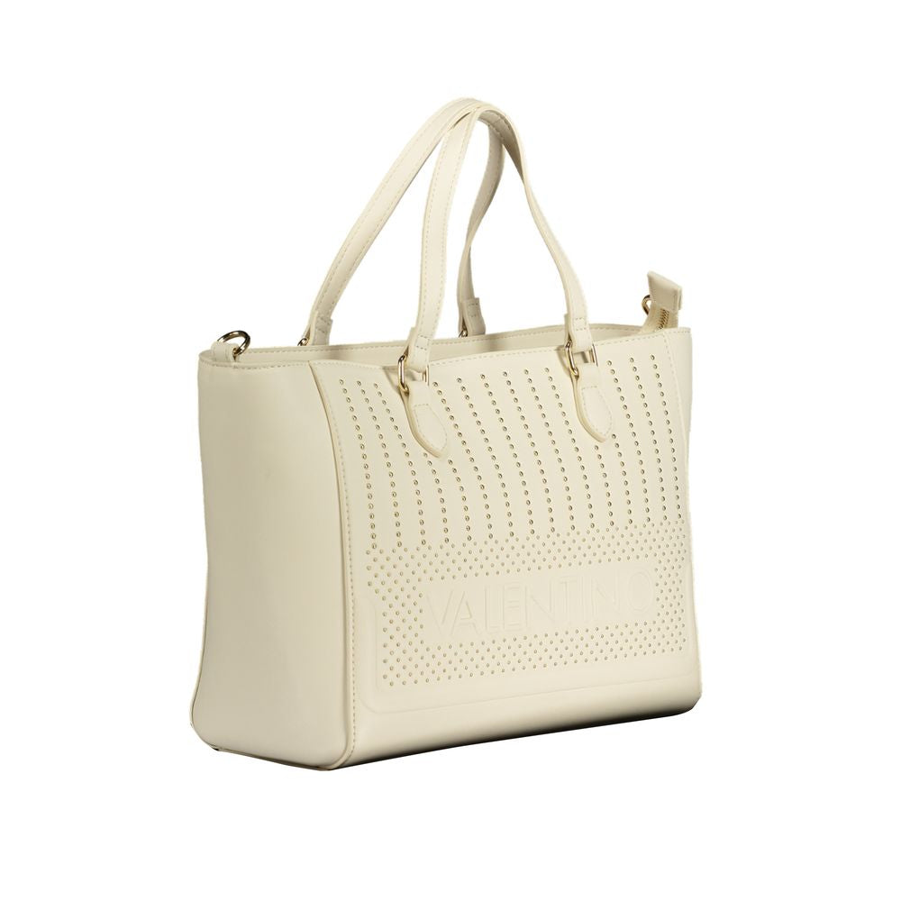 Mario Valentino White Polyethylene Handbag VA-24268
