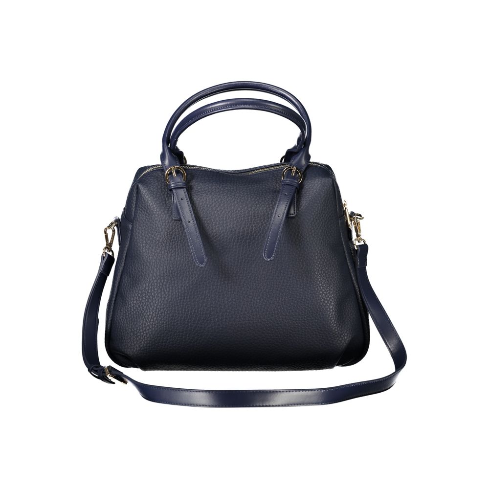 Mario Valentino Blue Polyurethane Women Handbag
