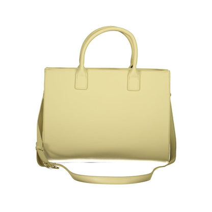 Mario Valentino Green Polyethylene Handbag with handles and shoulder strap.