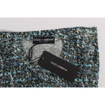Dolce & Gabbana Blue Wool Sweater Sleeveless Pullover
