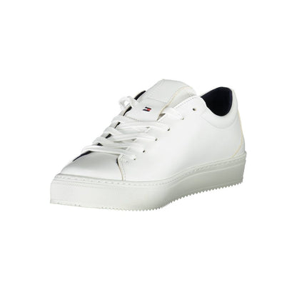 Tommy Hilfiger Bianco Synthetic Women Sneaker
