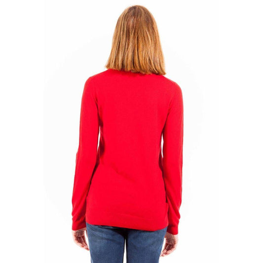 Love Moschino Red Polyester Sweater LO-2446-44